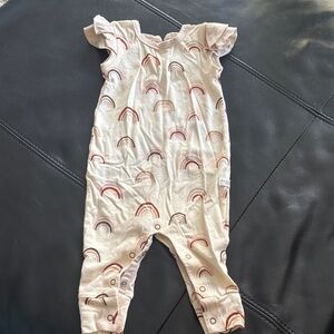 Rainbow Print Loulou Lollipop Romper